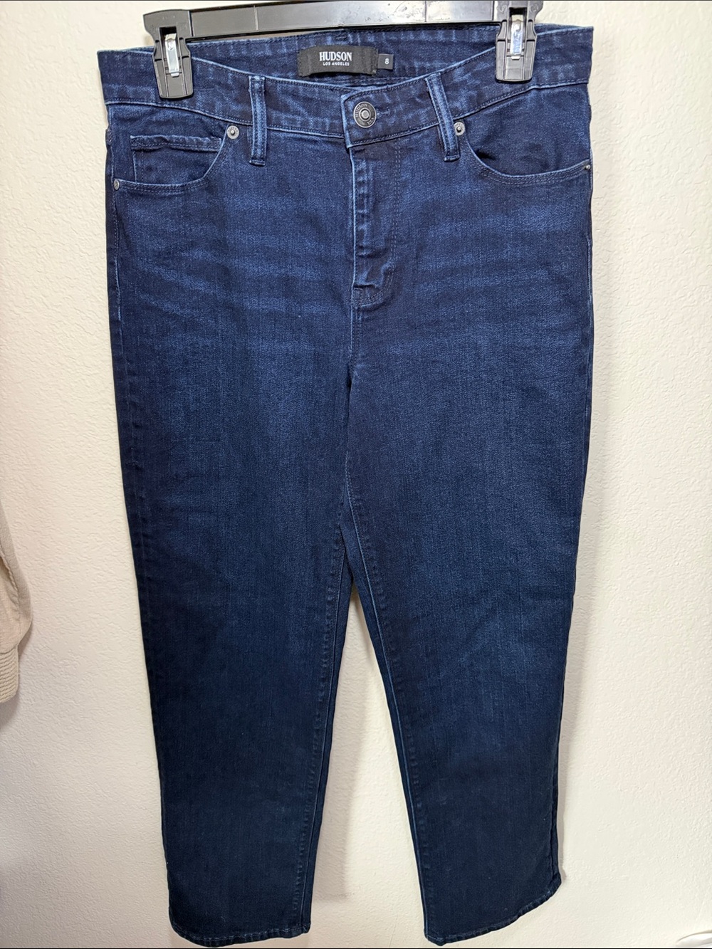 Hudson Women’s Jeans blue denim Slim Straight Jeans inseam 28” Size 8